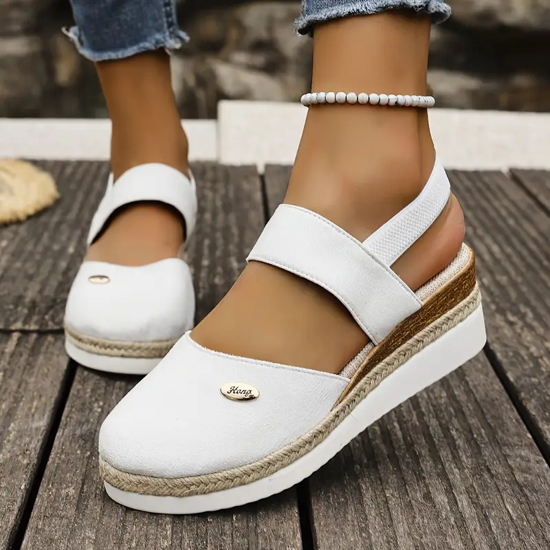 Isaksson™ | Antonia - Ortopediska Sandaler med Platå, Ventilerande och Avslappnade