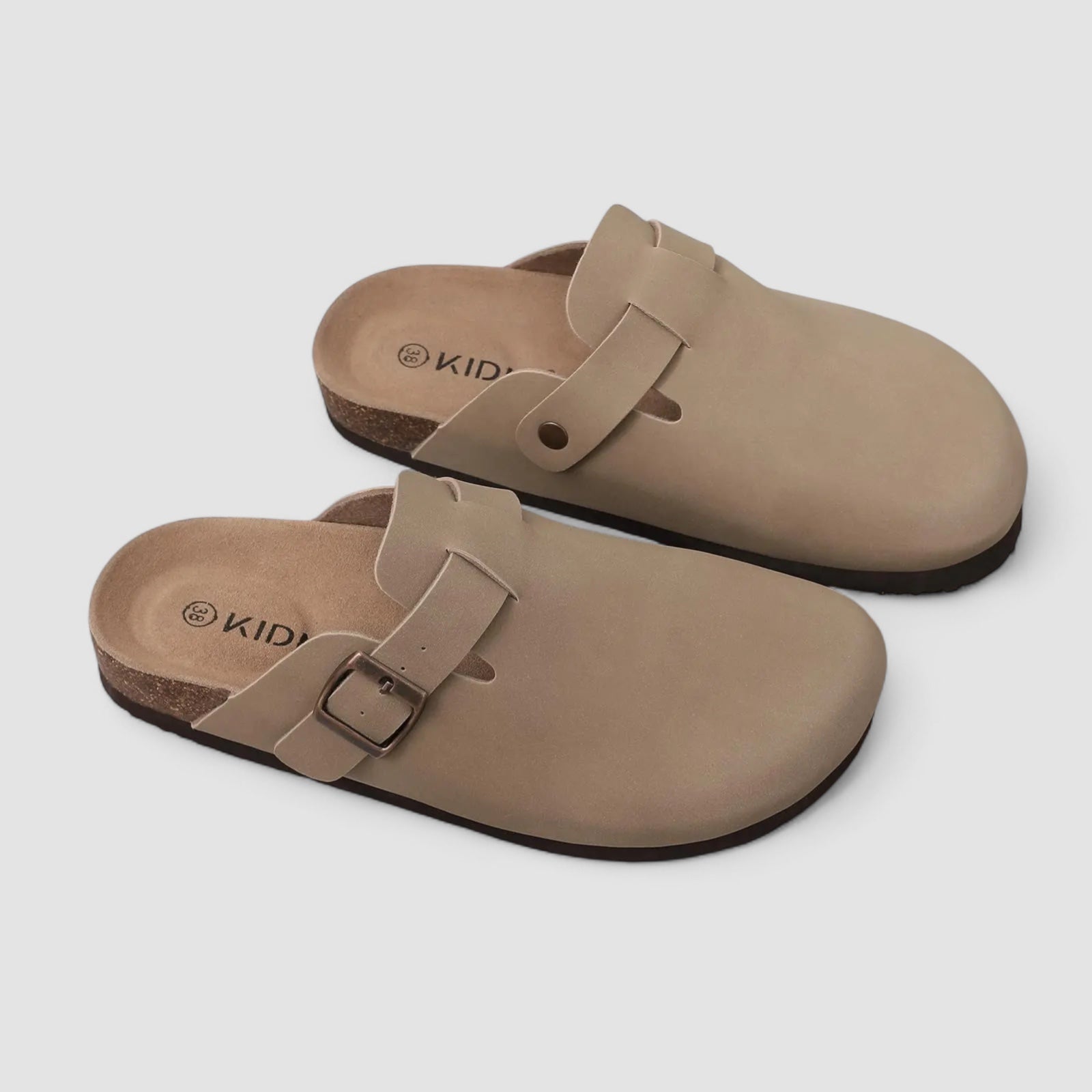 Isaksson™ | Livia – Bekväma slip-ins i mocka med ortopediskt stöd