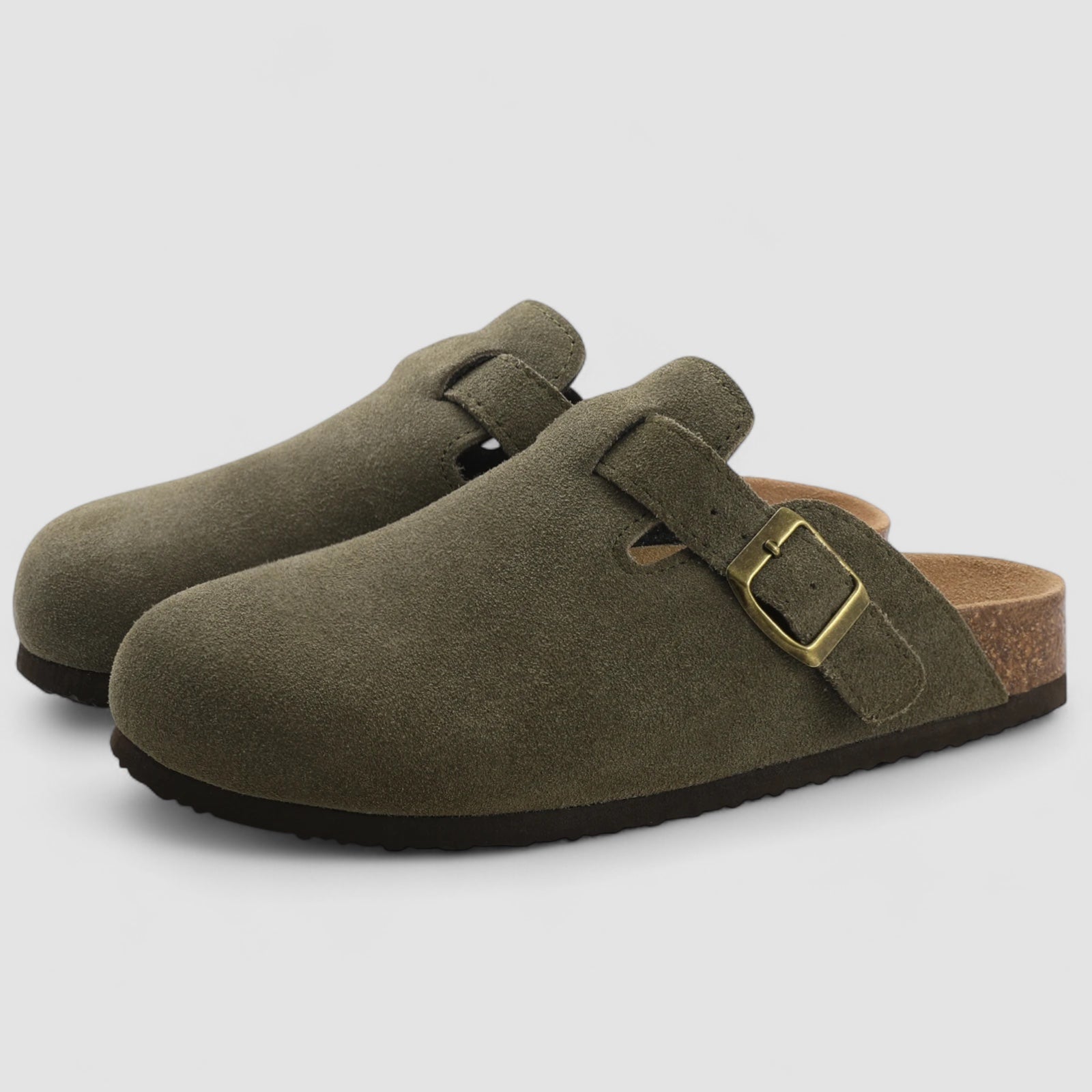 Isaksson™ | Livia – Bekväma slip-ins i mocka med ortopediskt stöd