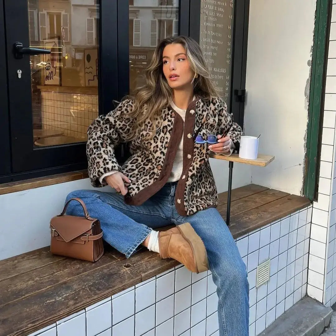 Eva™ | Elegant leopardkofta