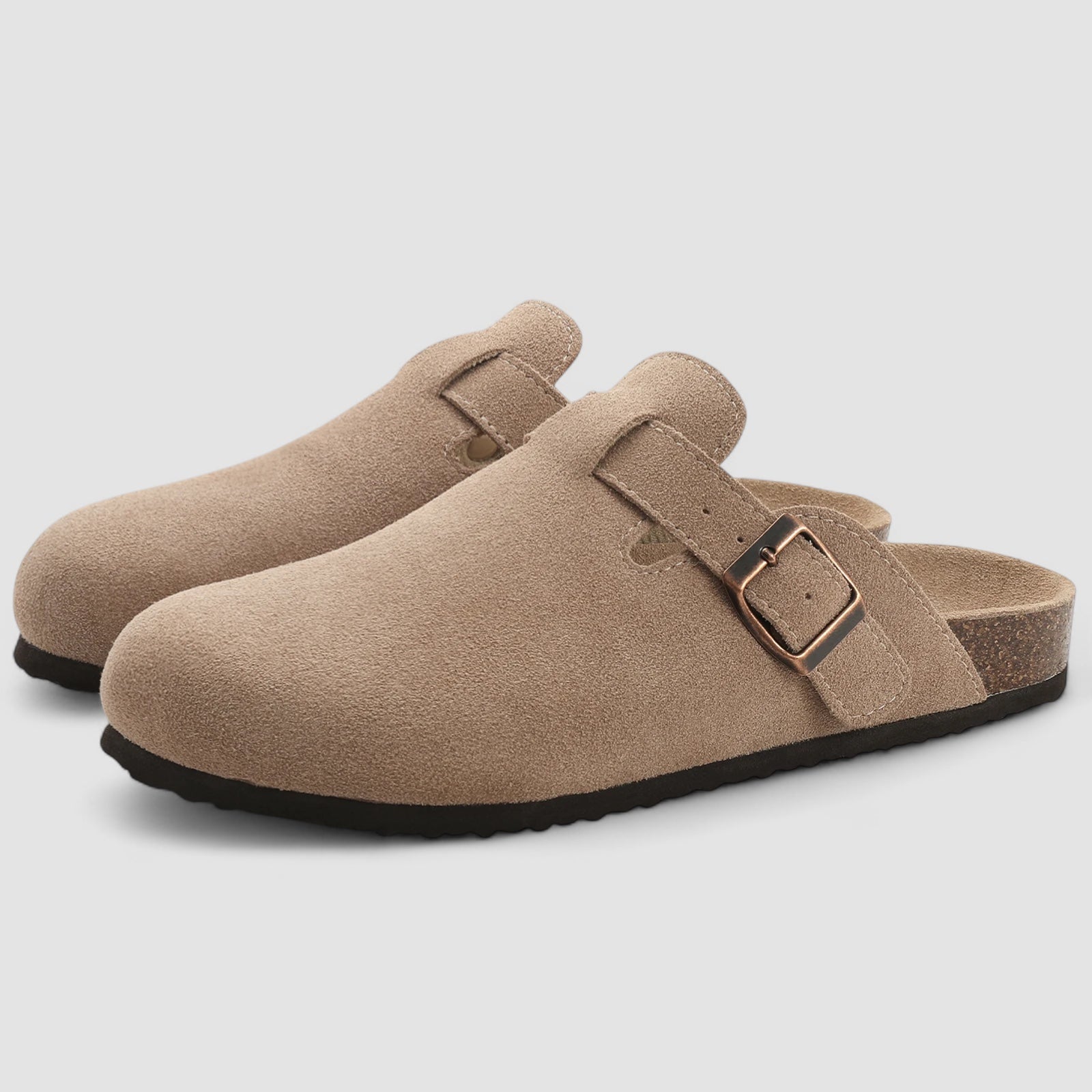 Isaksson™ | Livia – Bekväma slip-ins i mocka med ortopediskt stöd