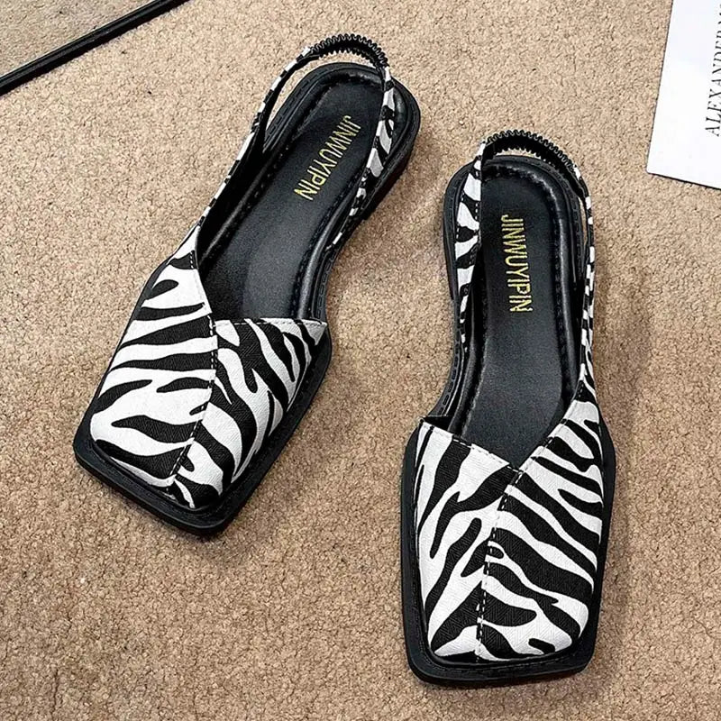 Isaksson™ | Elise – Eleganta slingbacks med stilren fyrkantig tå
