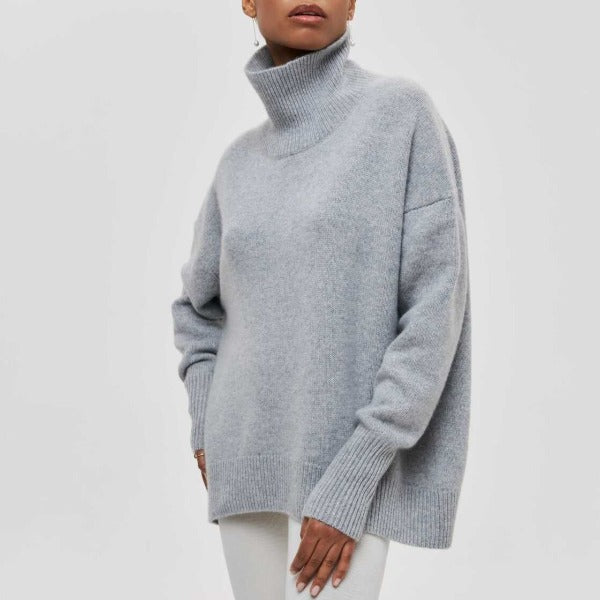 Ellinor™ | Stickad Polotröja
