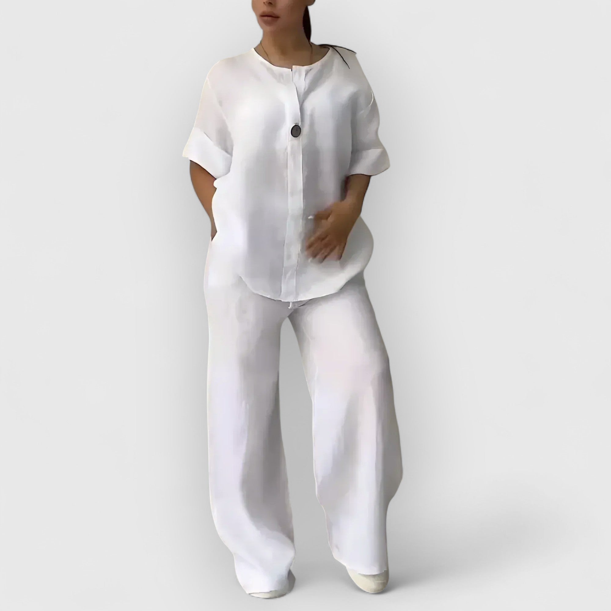 Isaksson™ | Margherita – Tvådelat linneset i avslappnad, elegant stil