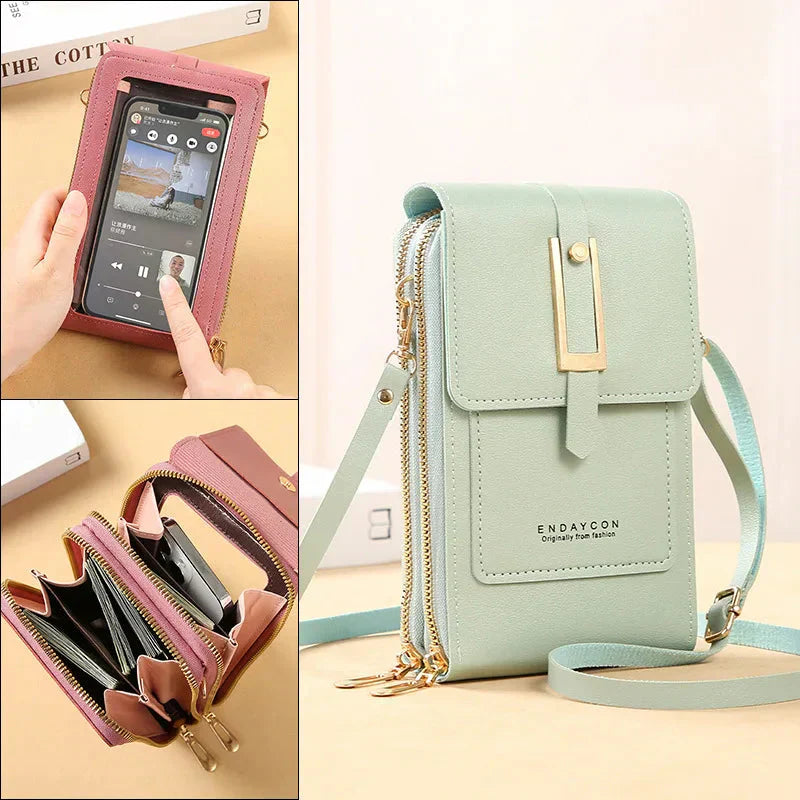 Isaksson™ | Crossbody-väska med mobiltelefon