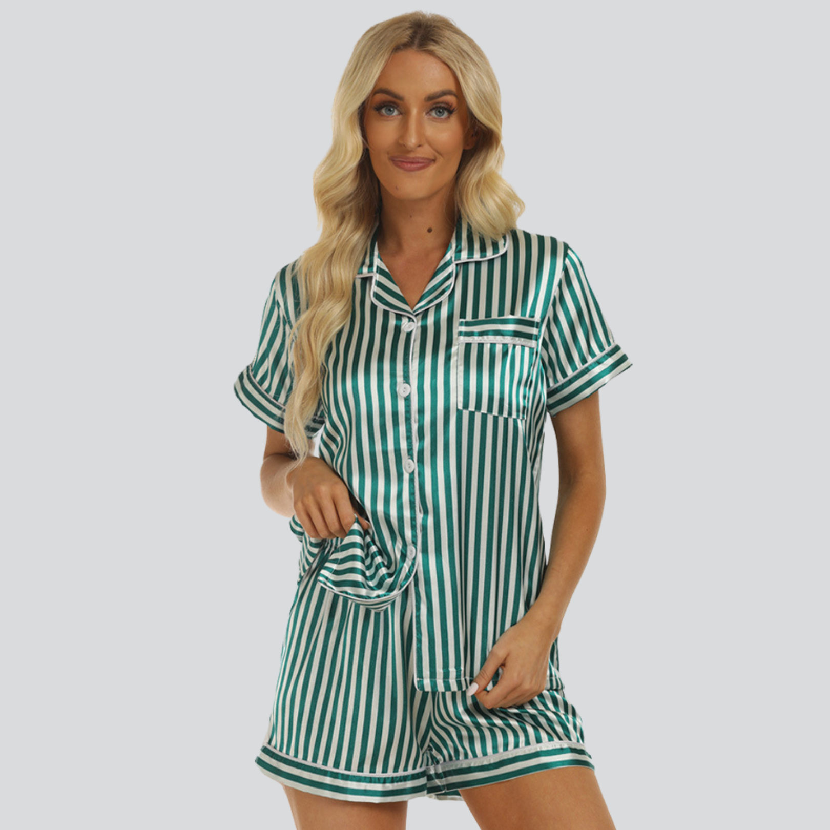 FILIPPA™ | KORT SATIN - PYJAMAS SET