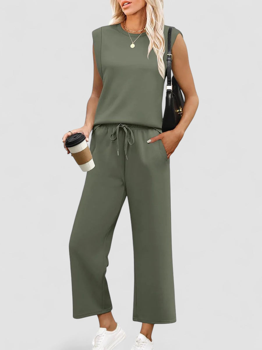 Isaksson™ | Ania - Tvådelat Damset – Mjukt, Elegant och Stilsäkert