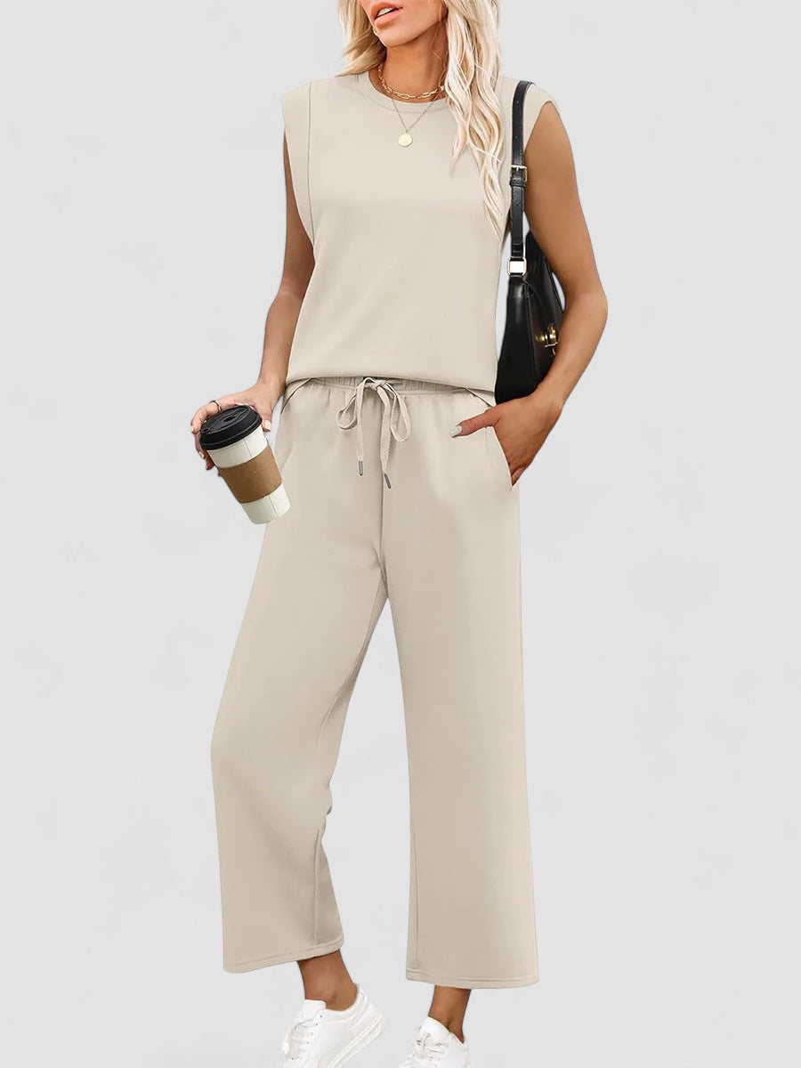 Isaksson™ | Ania - Tvådelat Damset – Mjukt, Elegant och Stilsäkert