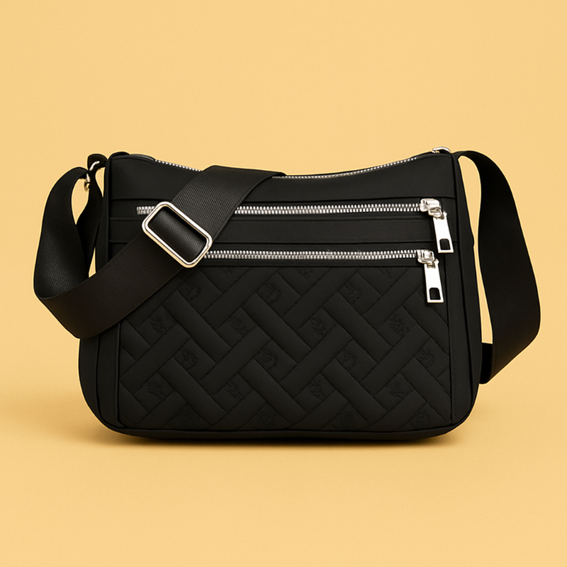 Isaksson™ | Nylon axelväska med budbärare