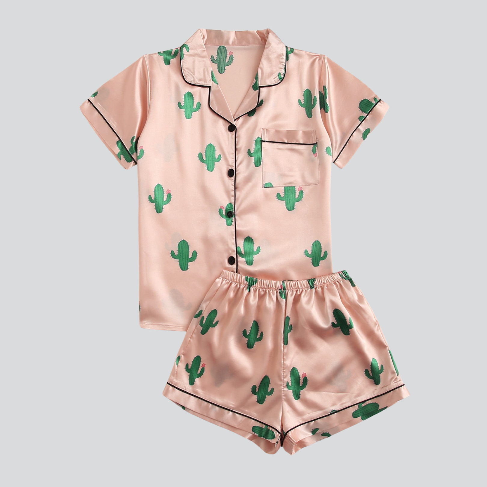 FILIPPA™ | KORT SATIN - PYJAMAS SET