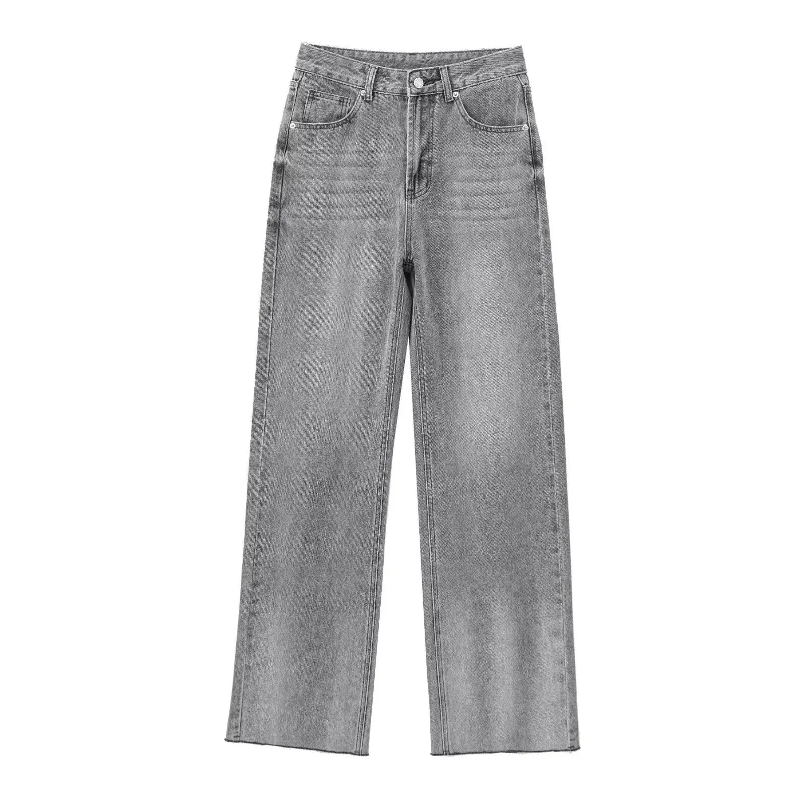 Isaksson™ | Grå Utställd Jeans