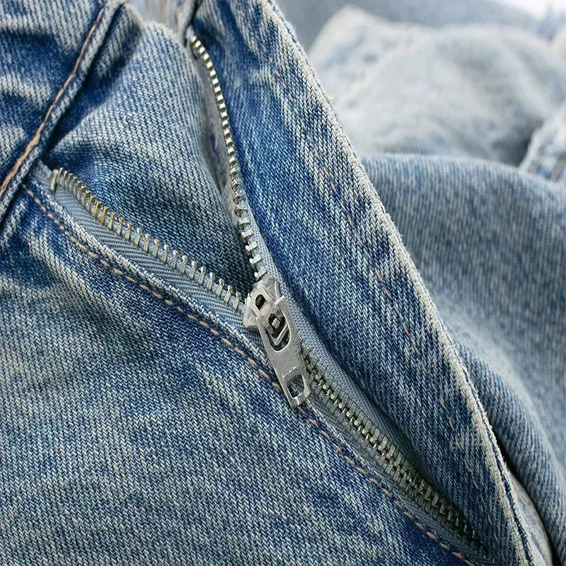 Isaksson™ | Jean Patchwork Zerstört